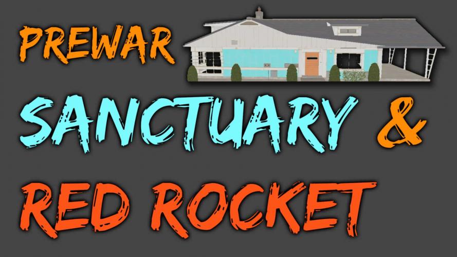 Путешествие в довоенный Сэнкчуари / Visit Prewar Sanctuary and Red Rocket