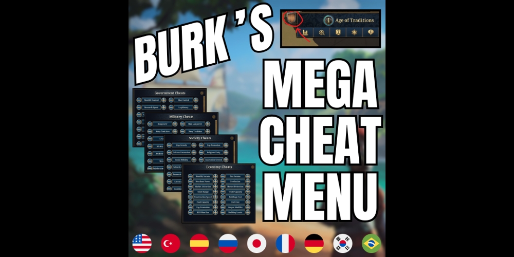 [EU5] Burk's MEGA Cheat Menu