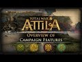Total War: Attila Гемплей - Стратегическая Карта!